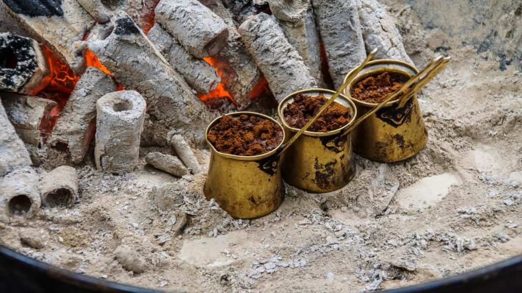 turkish coffee pots on fire - Coffee Paradiso